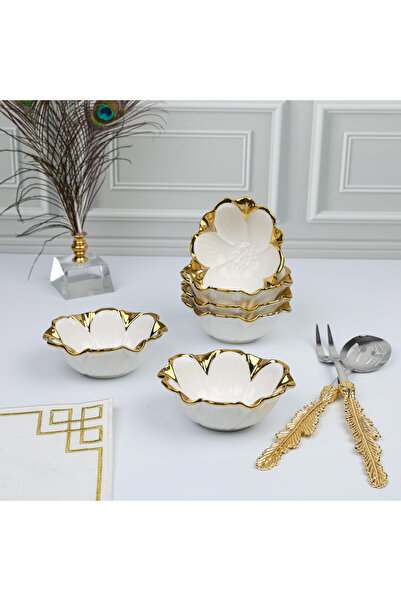 ROY KING FLORA GOLD 6'LI OVAL ÇEREZLİK