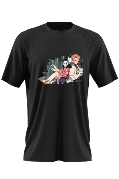 OEM Tricou barbati Kimetsu no Yaiba Makomo Sabito Аниме
