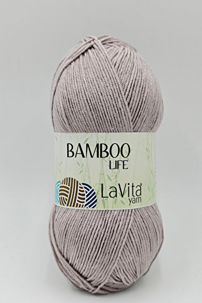 LaVita Yarn Fir de tricotat Bamboo Life 50% Bambus 50% Acrilic 100gr (4162 LI...