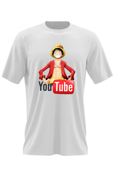 OEM Tricou barbati One Piece Luffy Youtuber Youtube Creator