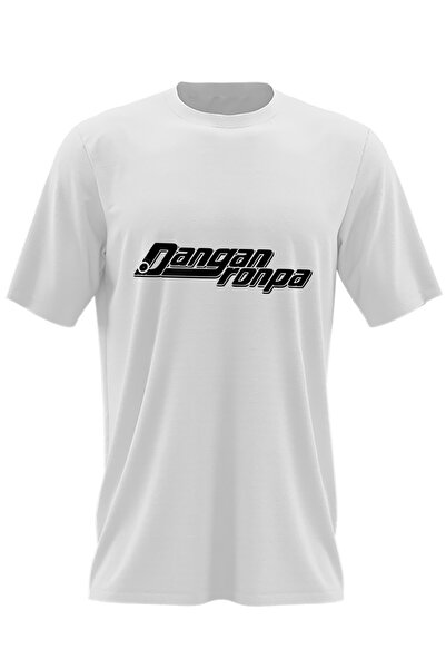 OEM Ανδρικό T-shirt Danganronpa Logo Game Dark Anime