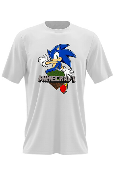 OEM Tricou barbati Sonic the Hedgehog Minecraft Joc Game