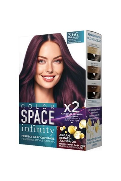 Master colorist Color Space Set Dye 3.66 Auburgin Red