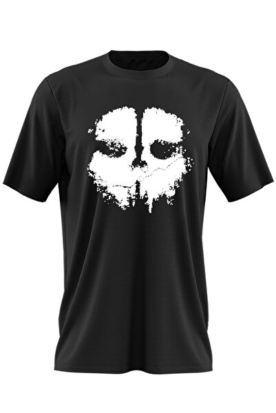 OEM Tricou barbati Call of Duty Black Mask Ghosts Skull