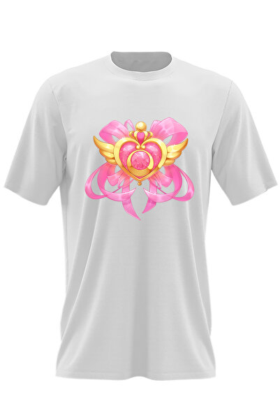 OEM Tricou barbati Sailor Moon Pink Gold Heart Diadema
