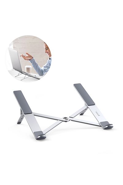 Ugreen Podstawka pod laptopa składana regulowana srebrny