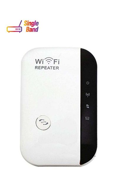 fun zone Bison Bluetooth Wireless Wi-Fi Repeater White/Black