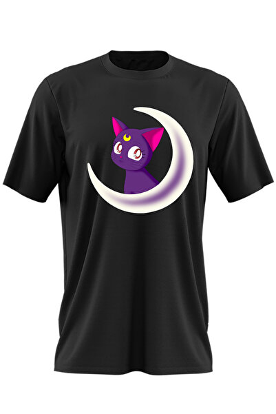 OEM Tricou barbati Sailor Moon Pisica Luna Valentines Day