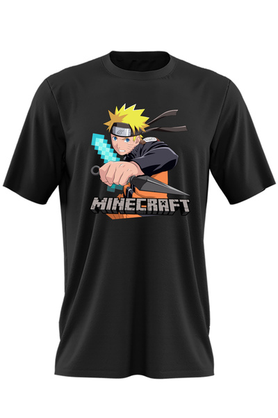 OEM Tricou barbati Naruto Minecraft Creator Kunai Diamond Sword