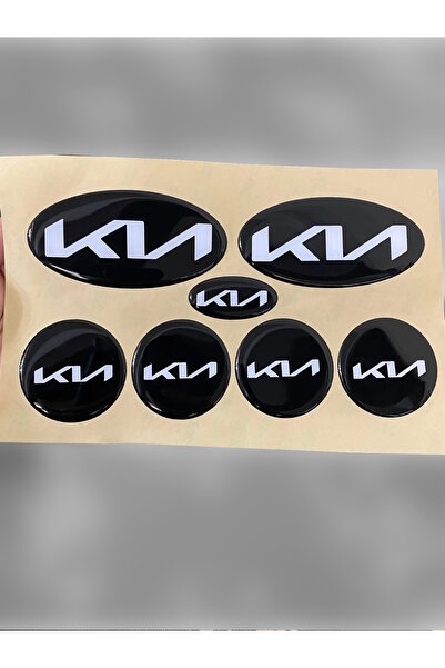 ODAC TUNING Kia Ceed, Rio, Cerato, Picanto 117x58mm Yeni Yazı Amblem Dekorasy...