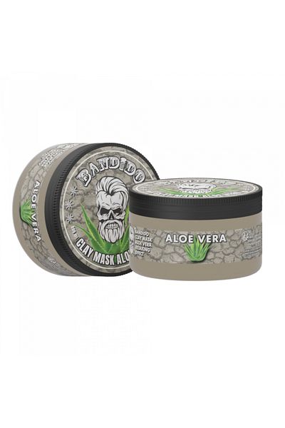 BANDİDO Professional Face Mask with Clay and Aloe Vera, Bandido, 400 ml