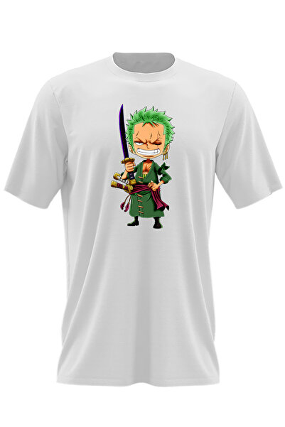 OEM Ανδρικό T-shirt Roronoa Zoro Chibi One Piece Baby Samurai Ninja