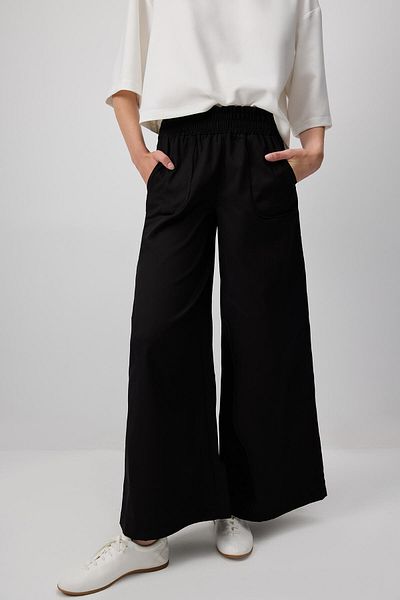 Touché Privé Elastic Waist Gabardine Trousers