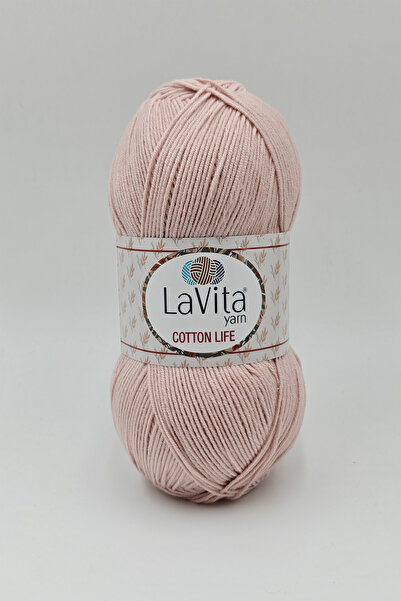 LaVita Yarn Cotton Life pređa za ručno pletenje 50% P Pamuk 50% A Akril 100gr...