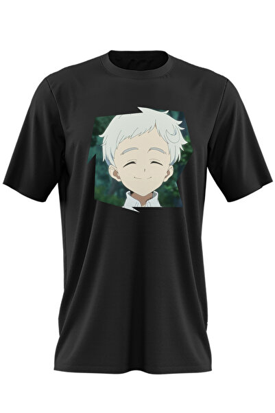 OEM Ανδρικό T-shirt The Promised Neverland Norman Orphan Anime Manga