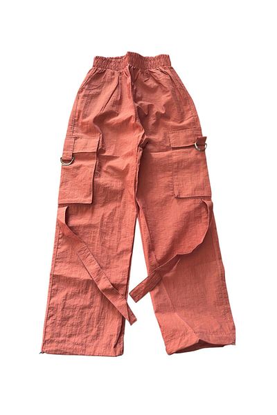 Kamex Cargo Pocket School Girl's Parachute Pants