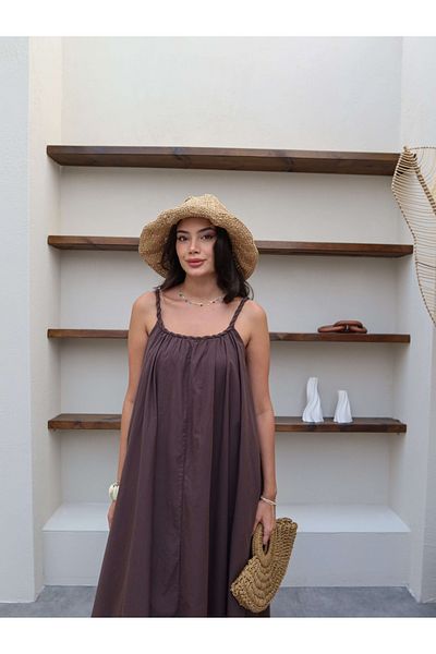 ESRAHELVACI Φόρεμα Casual Cut με διχτυωτό λουράκι