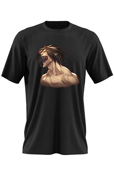 OEM Ανδρικό T-shirt Attack on Titan AOT Eren Yeager Devil Anime