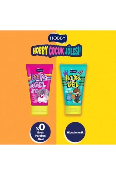 Hobby BOYA PARABEN ,ALKOL İÇERMEYEN HİPOALERJENİK ÇOCUK JÖLE SERİSİ