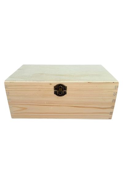 OEM Wooden chest blank for storage