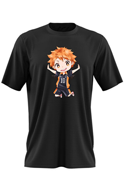 OEM Tricou barbati Haikyuu Hinata Chibi Volei Game Haikyu!!