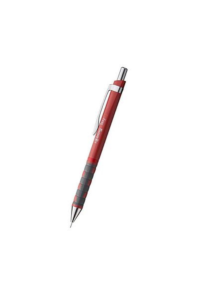 Rotring قلم رصاص ميكانيكي من تيكي مقاس 0.5 ملم باللون الأحمر