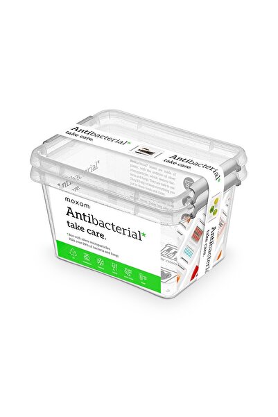 ALTOM DESIGN Set of 2 Altom casseroles, plastic, , silver particles, 650 ml, 15 x 10 x 8 cm