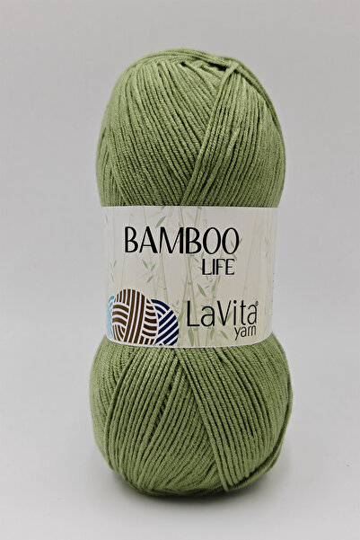 LaVita Yarn Bamboo Life El Örgü İpi %50 Bambu %50 Akrilik 100gr (8163 AÇIK Çİ...