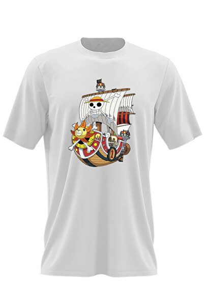 OEM Tricou barbati One Piece Corabie Pirati Marinar Luffy Anime