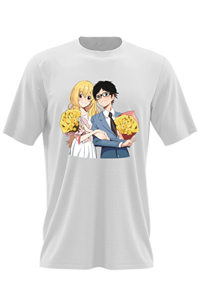 OEM Ανδρικό T-shirt Your Lie in April Love Δώρο Αγίου Βαλεντίνου