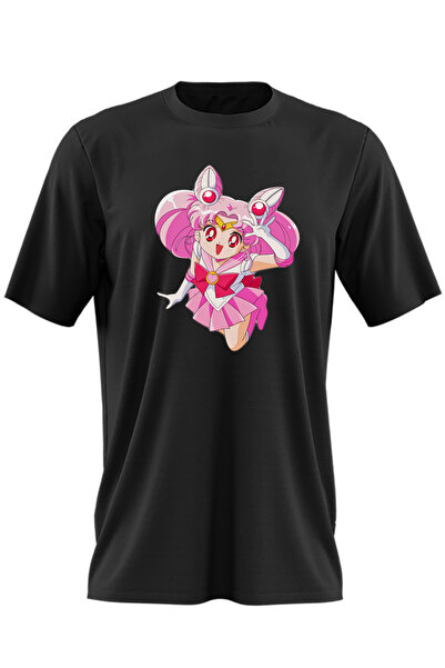 OEM Tricou barbati Sailor Moon Chibiusa Pink Craciun