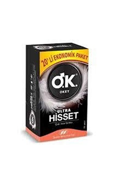 Okey Prezervatif Ultra Hisset 20'li - Ekonomik Paket