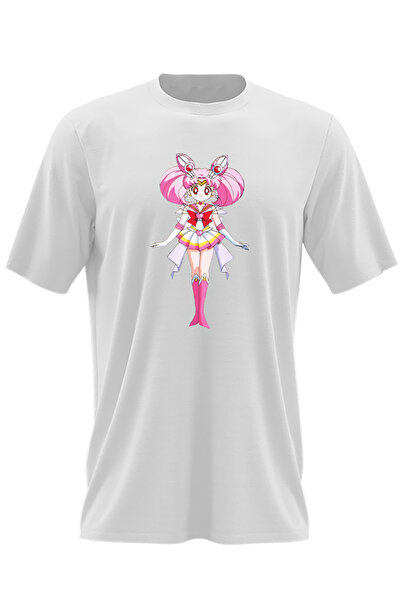 OEM Tricou barbati Sailor Moon Chibiusa Pink Roz Anime