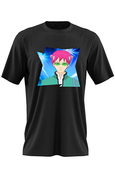 OEM Ανδρικό T-shirt Saiki Kusuo Life Anime Manga