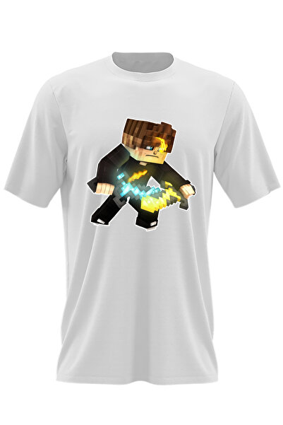 OEM Tricou barbati Diamond Gold Sword Minecraft