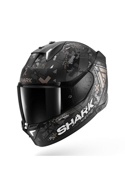 Shark SKWAL i3 HELLCAT MAT SİYAH GRİ KAPALI KASK