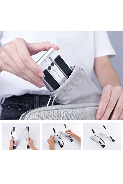 CHOETECH Suport laptop PD USB-C HDMI 2xUSB-A 1xUSB-C 1xSD 1xTF negru