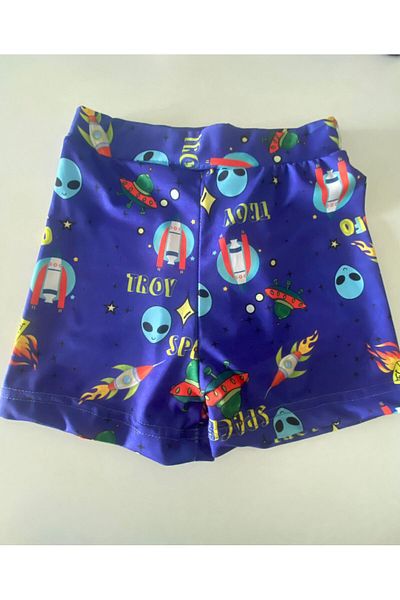 MODA Pi̇nkjoy Ki̇ds Boy Space Theme Children's Swimsuit