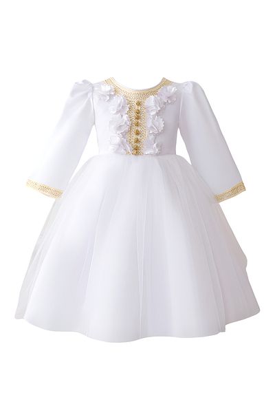 ddaniela D' Daniela - Celestial White Abaya Dress - White