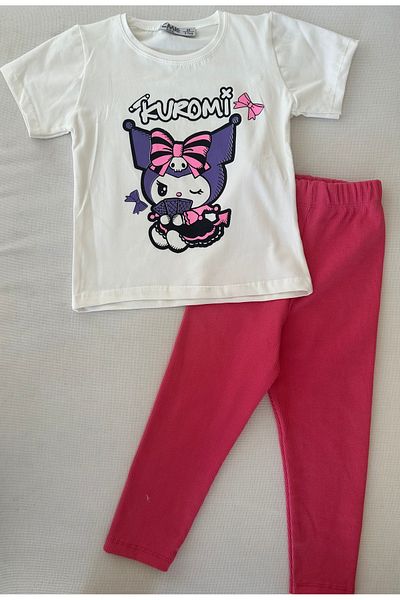 SANTRALBEBE Girl's Tights Kuromi Printed Set