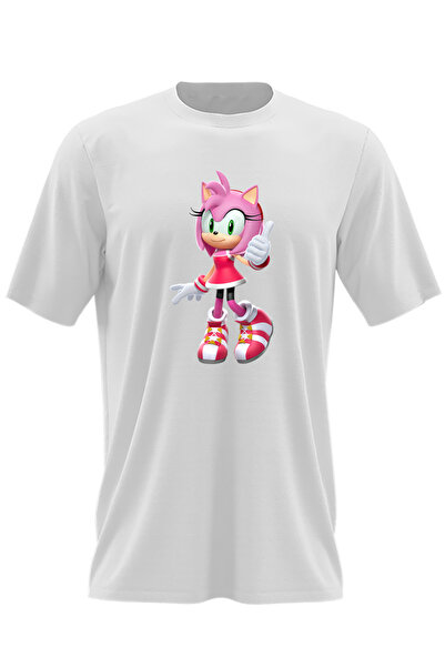 OEM Tricou barbati Sonic Hedgehog Iubita Amy Rose