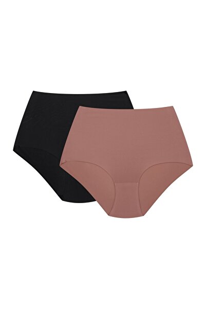 Henderson Women's High Waisted Panties & 2 pcs & 100% Cotton & Versatile Character & Refined Cut | Bump