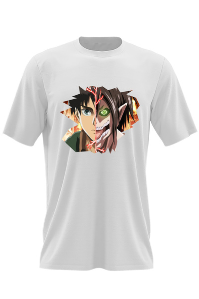 OEM Мъжка тениска Eren Yeager Attack on Titan AOT Манга Аниме