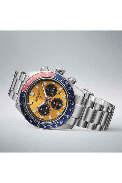 Seiko Ssc947 Time Watch Guaranteed Tachymeter Solar Mechanism Sapphire Anti-Scratch Glass 10 Atm Water Resistant