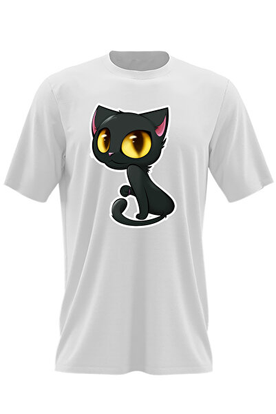OEM Tricou barbati Cartoon Cat Cute Miau