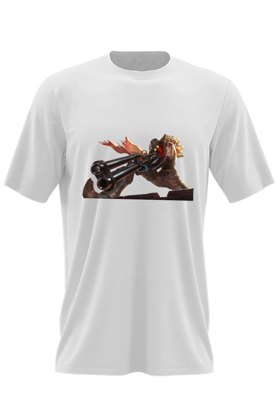 OEM Ανδρικό μπλουζάκι League of Legends Jhin The Virtuoso Youtube