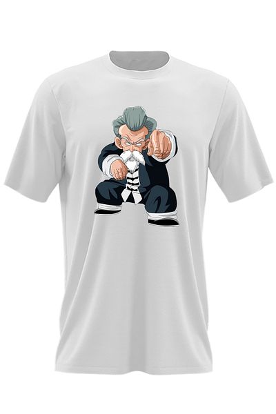 OEM Men's T-shirt Dragon Ball Z Sensei Trainer Master Anime