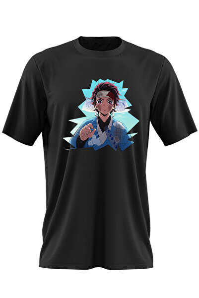 OEM Tricou barbati Demon Slayer Tanjiro Kamado Fantasy Manga