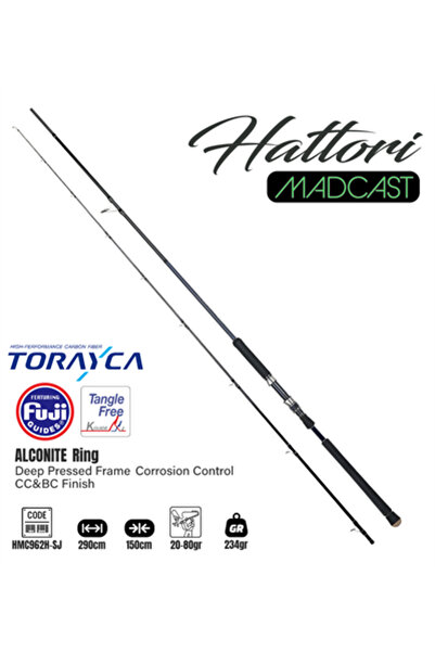 Fujin Madcast 290cm 20-80gr Shore Jig Kamışı