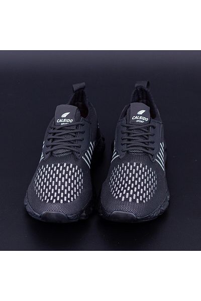 Calsido Men's Sports Shoes 005 Black-White